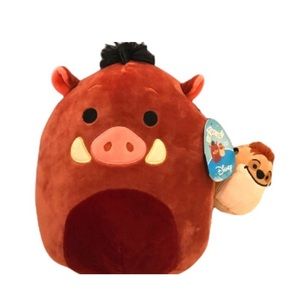Squishmallows 12inch Pumbaa and Timon Disney stuffed plush NWT